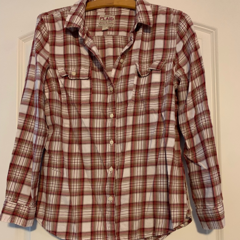 Plaid button up